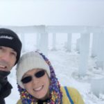 Snowshoeing to the Icehenge